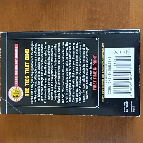 Wolfwalker Series Fantasy Adventure Sword Fights Telepathy Wolves Tara K Harper - Picture 7 of 9